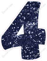 BBT 18" Individuals - Navy Blue Sparkle 4