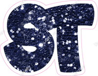 BBT 18" Individuals - Navy Blue Sparkle ST