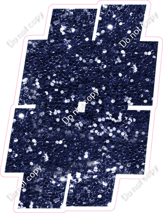 BBT 18" Individuals - Navy Blue Sparkle #