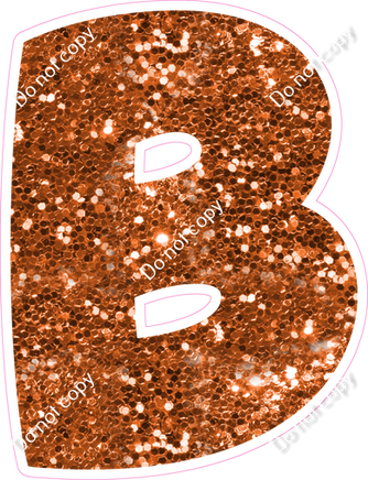 BBT 18" Individuals - Orange Sparkle B