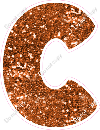 BBT 18" Individuals - Orange Sparkle C