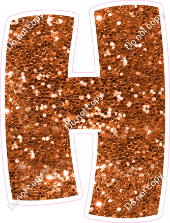 BBT 18" Individuals - Orange Sparkle H