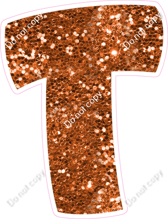 BBT 18" Individuals - Orange Sparkle T