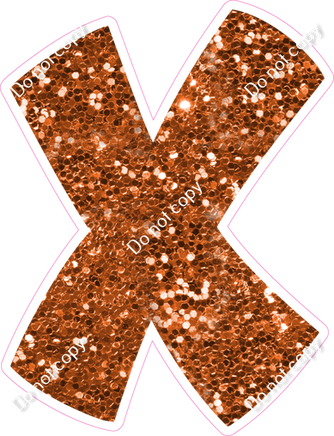 BBT 18" Individuals - Orange Sparkle X