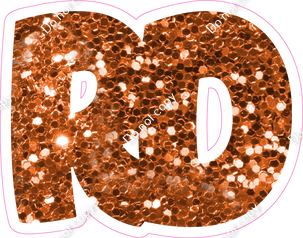 BBT 18" Individuals - Orange Sparkle RD