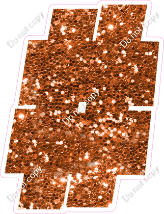 BBT 18" Individuals - Orange Sparkle #