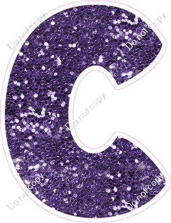 BBT 18" Individuals - Purple Sparkle C