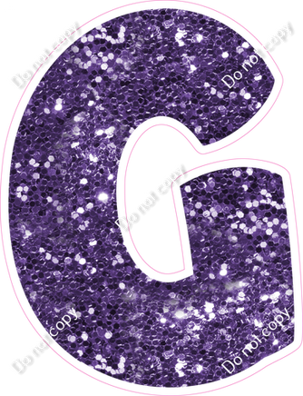 BBT 18" Individuals - Purple Sparkle G