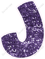 BBT 18" Individuals - Purple Sparkle J