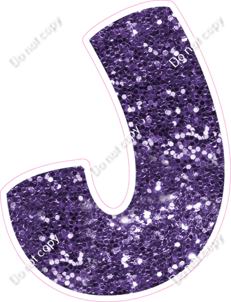 BBT 18" Individuals - Purple Sparkle J