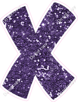 BBT 18" Individuals - Purple Sparkle X