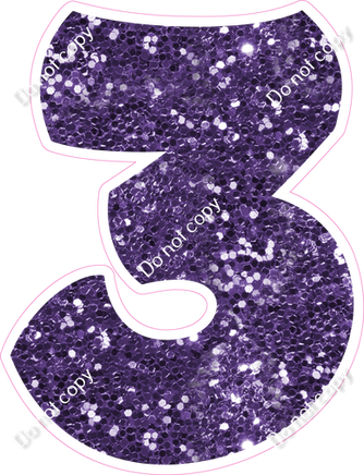 BBT 18" Individuals - Purple Sparkle 3