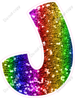 BBT 18" Individuals - Rainbow Sparkle J