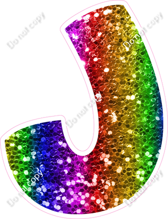 BBT 18" Individuals - Rainbow Sparkle J