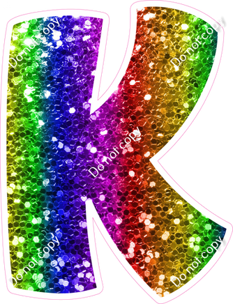 BBT 18" Individuals - Rainbow Sparkle K