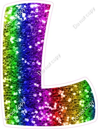 BBT 18" Individuals - Rainbow Sparkle L