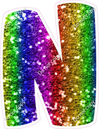 BBT 18" Individuals - Rainbow Sparkle N