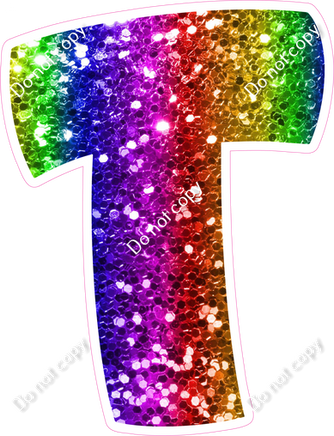 BBT 18" Individuals - Rainbow Sparkle T