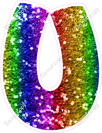 BBT 18" Individuals - Rainbow Sparkle U