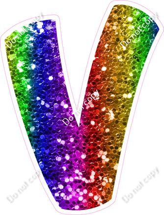 BBT 18" Individuals - Rainbow Sparkle V