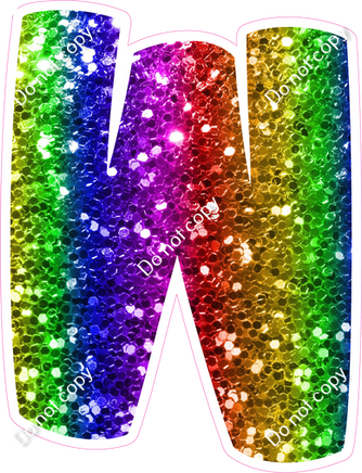 BBT 18" Individuals - Rainbow Sparkle W