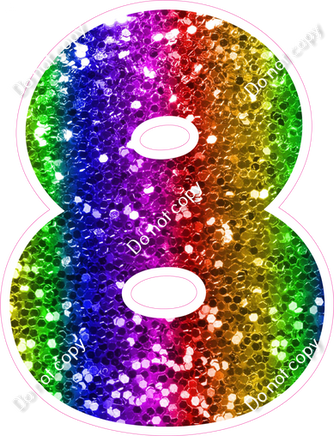 BBT 18" Individuals - Rainbow Sparkle 8