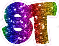 BBT 18" Individuals - Rainbow Sparkle ST