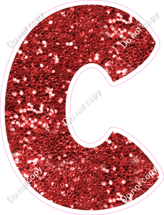 BBT 18" Individuals - Red Sparkle C