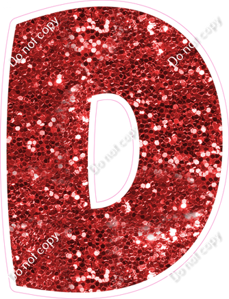 BBT 18" Individuals - Red Sparkle D