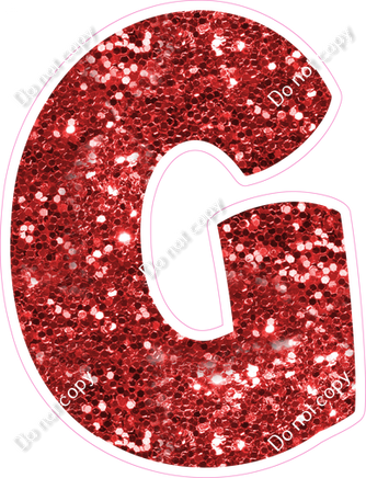 BBT 18" Individuals - Red Sparkle G