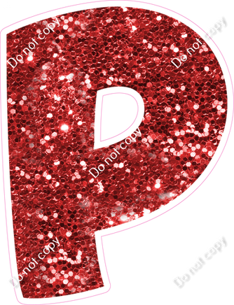 BBT 18" Individuals - Red Sparkle P