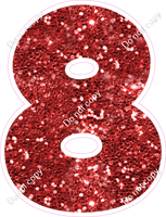 BBT 18" Individuals - Red Sparkle 8