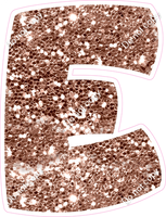 BBT 18" Individuals - Rose Gold Sparkle E