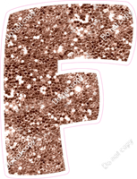 BBT 18" Individuals - Rose Gold Sparkle F