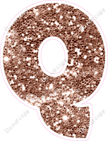 BBT 18" Individuals - Rose Gold Sparkle Q