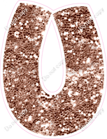 BBT 18" Individuals - Rose Gold Sparkle U