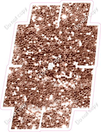 BBT 18" Individuals - Rose Gold Sparkle #