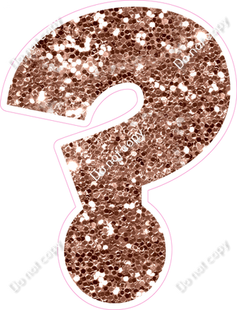 BBT 18" Individuals - Rose Gold Sparkle ?