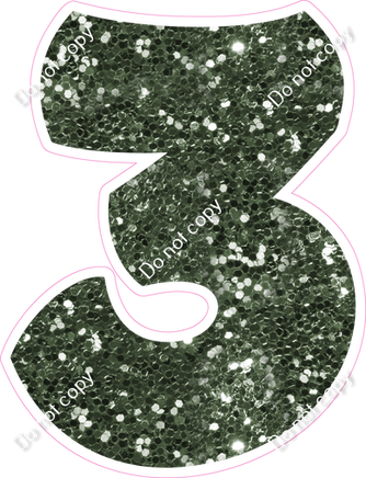 BBT 18" Individuals - Sage Sparkle 3