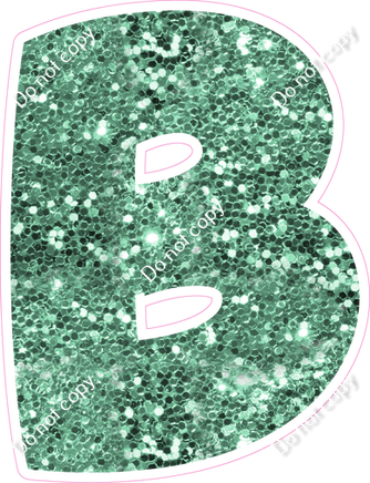 BBT 18" Individuals - Sea Foam Sparkle B