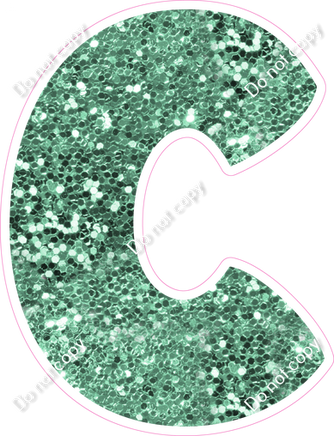 BBT 18" Individuals - Sea Foam Sparkle C