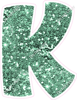 BBT 18" Individuals - Sea Foam Sparkle K