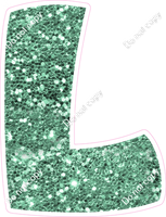 BBT 18" Individuals - Sea Foam Sparkle L