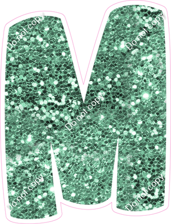 BBT 18" Individuals - Sea Foam Sparkle M