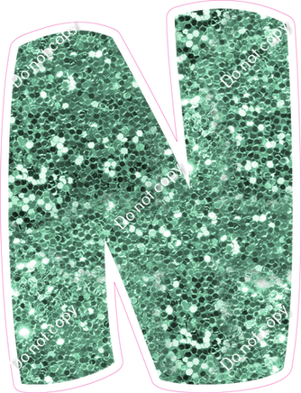 BBT 18" Individuals - Sea Foam Sparkle N