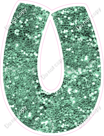 BBT 18" Individuals - Sea Foam Sparkle U