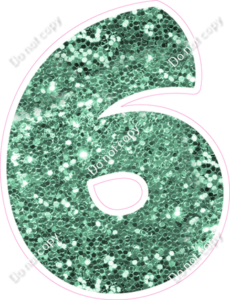 BBT 18" Individuals - Sea Foam Sparkle 6