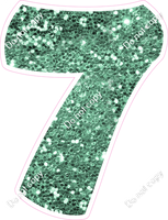 BBT 18" Individuals - Sea Foam Sparkle 7