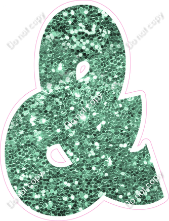 BBT 18" Individuals - Sea Foam Sparkle &