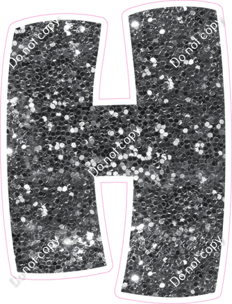 BBT 18" Individuals - Silver Sparkle H